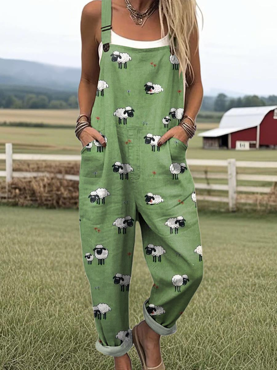 Playful Sheep Overalls