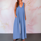Nella™ Cozy V-Neck Jumpsuit