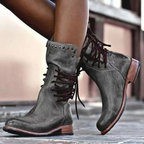 Ciss™ Retro Lace-Up Ankle Boots