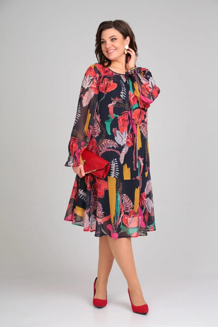 Florine – Graceful Floral Dress