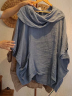 Soft Coral Loose Fit Top Lightweight Comfortable