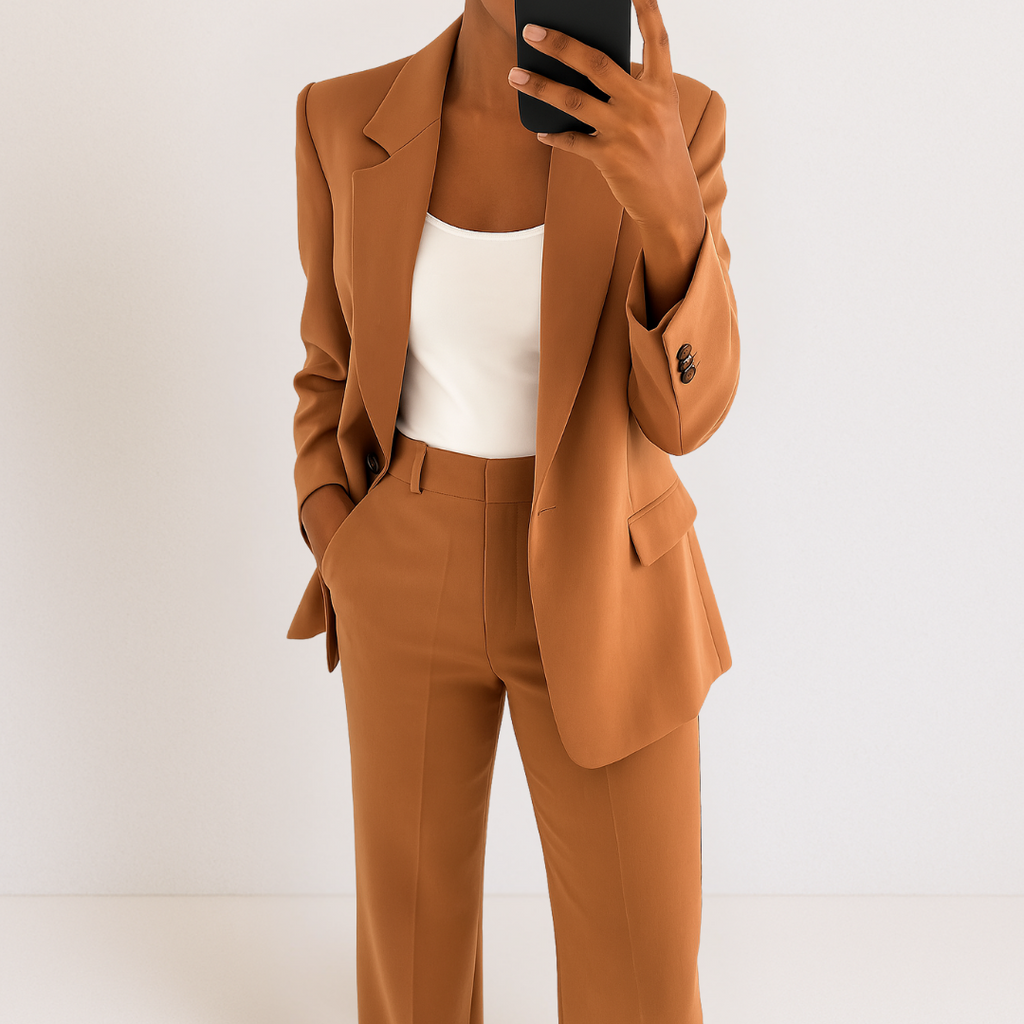 Melynda™ Chic Two-Piece Suit Ensemble