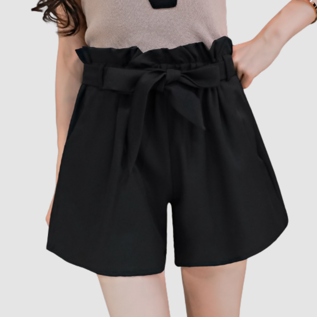 Fran™ High-Waisted Paperbag Shorts