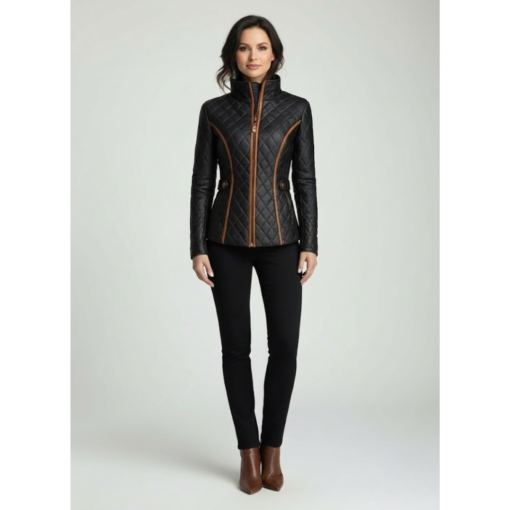 Leatrice™ Diamond-Quilted Insulated Jacket