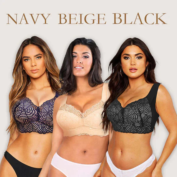 Supportive Lace Wireless Bra Comfortable Breathable Fit