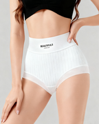 High-Waisted Cotton Antibacterial Underwear – Pack of 4