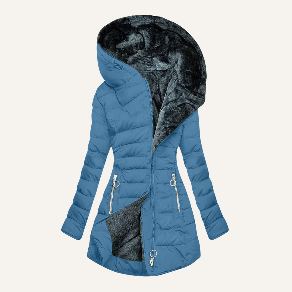 Ginnette™ Insulated Down Jacket with Fur Lining