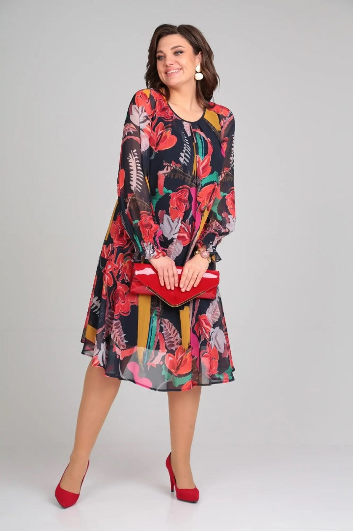 Florine – Graceful Floral Dress