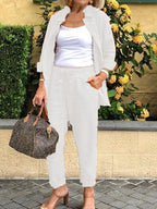 Women’s Cotton Linen Two-Piece Set