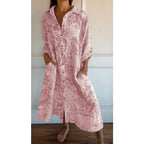 Exclusive beauty long cotton dress