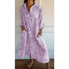 Exclusive beauty long cotton dress