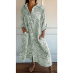 Exclusive beauty long cotton dress