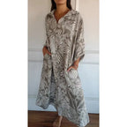 Exclusive beauty long cotton dress