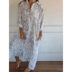 Exclusive beauty long cotton dress