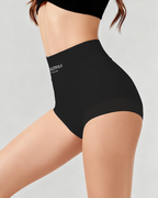 High-Waisted Cotton Antibacterial Underwear – Pack of 4