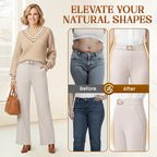 LinenGlam - Women's All-Season Wide Leg Linen Pants