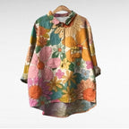 Camille | Elegant Linen Summer Blouse