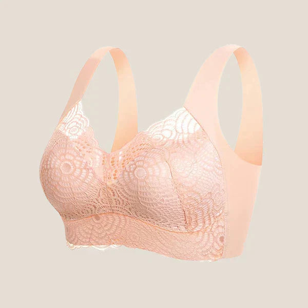 Supportive Lace Wireless Bra Comfortable Breathable Fit