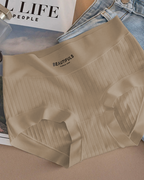High-Waisted Cotton Antibacterial Underwear – Pack of 4