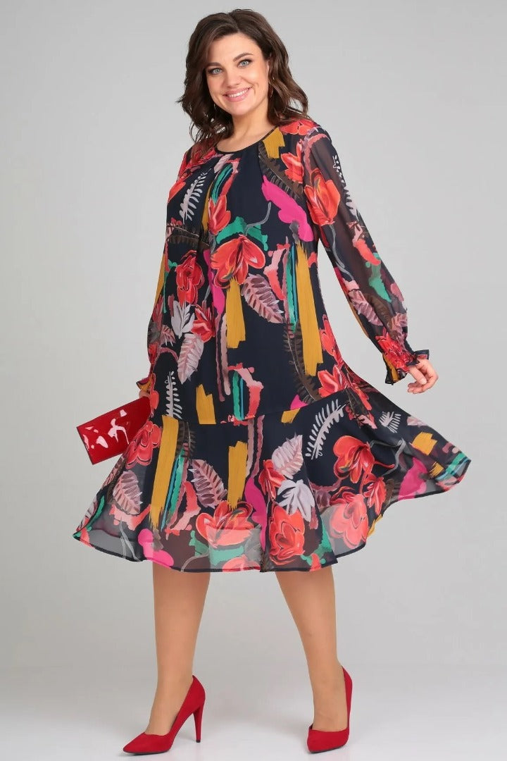 Florine – Graceful Floral Dress
