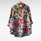 Claire | Elegant Linen Summer Blouse