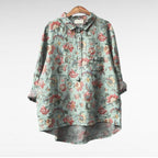 Claire | Elegant Linen Summer Blouse