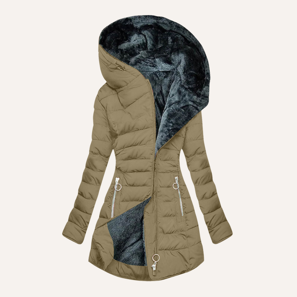 Ginnette™ Insulated Down Jacket with Fur Lining