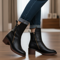 Vi™ Chic Leather Ankle Boots