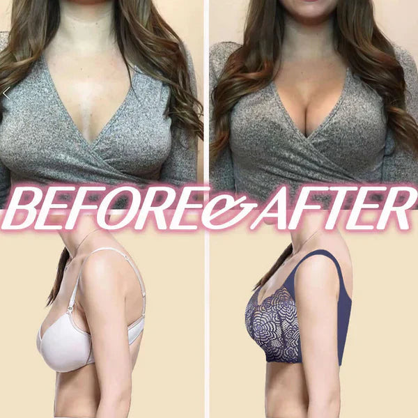 Supportive Lace Wireless Bra Comfortable Breathable Fit