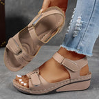 Supportive Women's Wedge Sandals Comfortable Fit Breathable