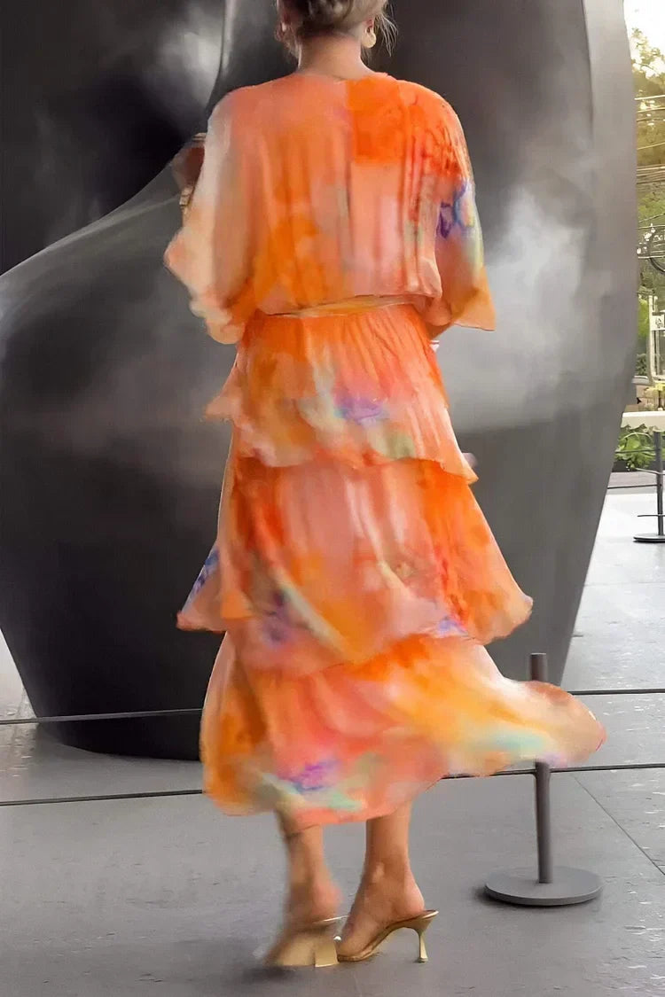Cassia – Graceful Chiffon Gown