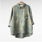 Claire | Elegant Linen Summer Blouse