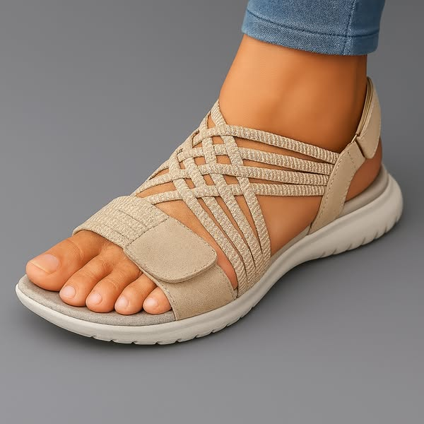 Lightweight Strappy Orthopedic Sandals Cushioned Sole