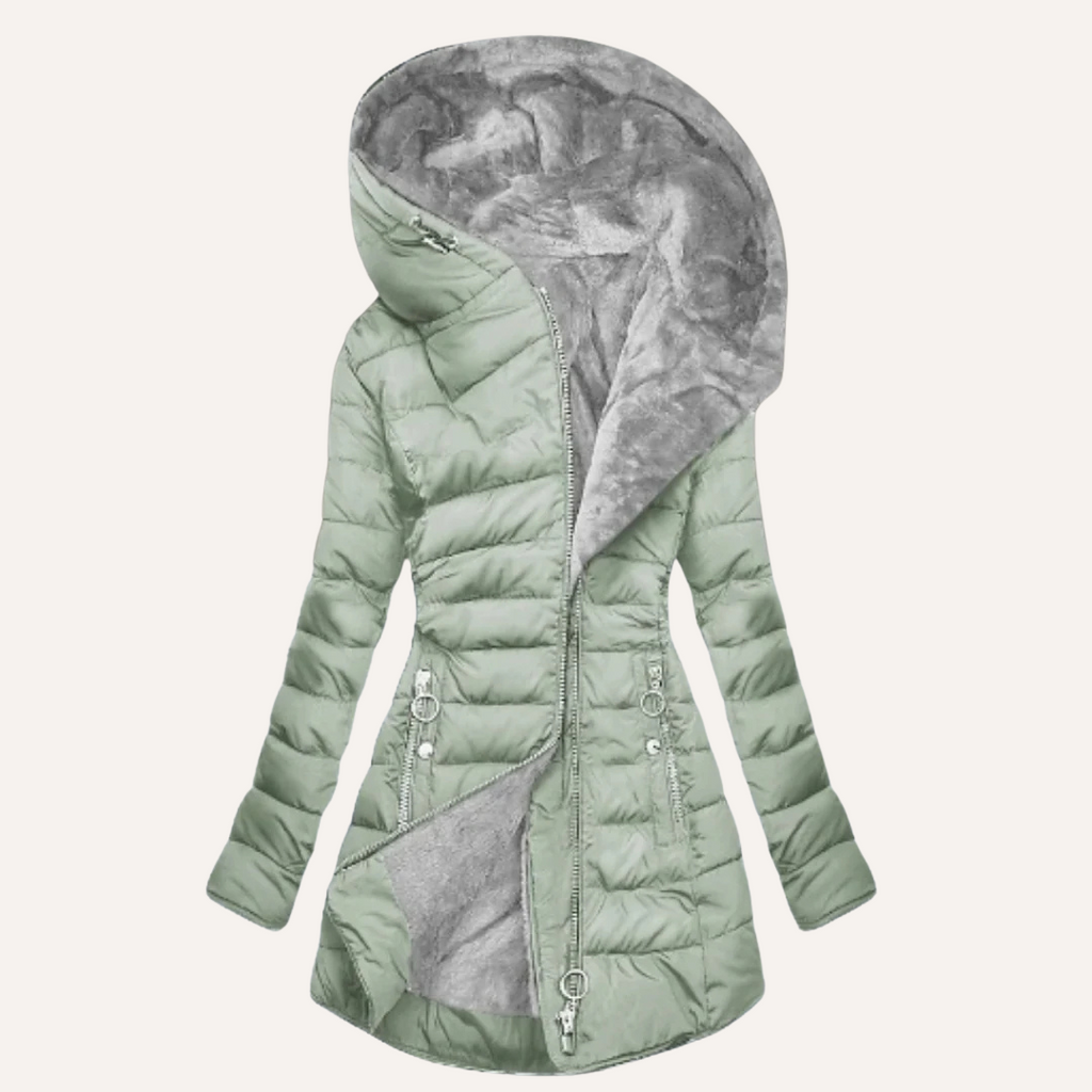 Ginnette™ Insulated Down Jacket with Fur Lining