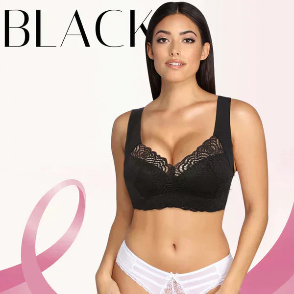 Supportive Lace Wireless Bra Comfortable Breathable Fit