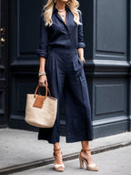 Nelle™ Chic Shirt and Capri Ensemble
