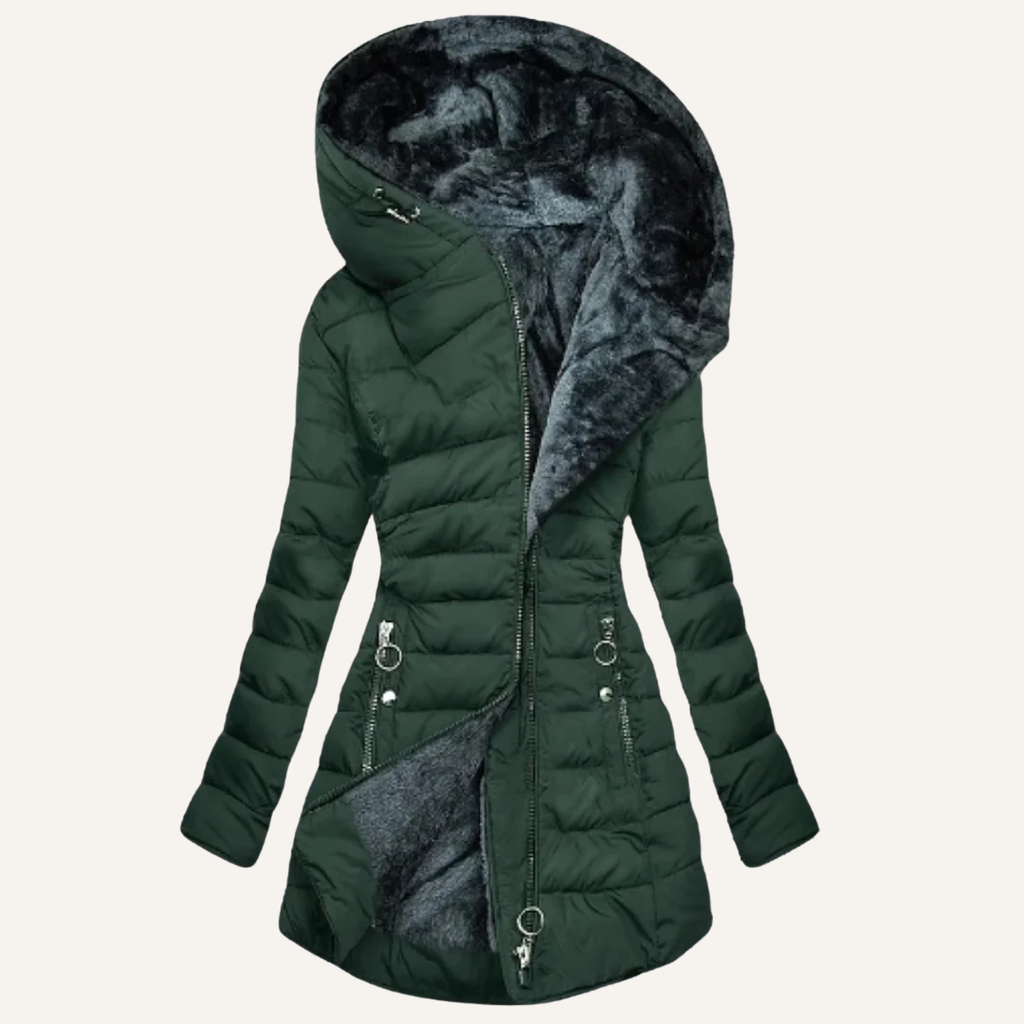 Ginnette™ Insulated Down Jacket with Fur Lining