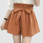 Fran™ High-Waisted Paperbag Shorts