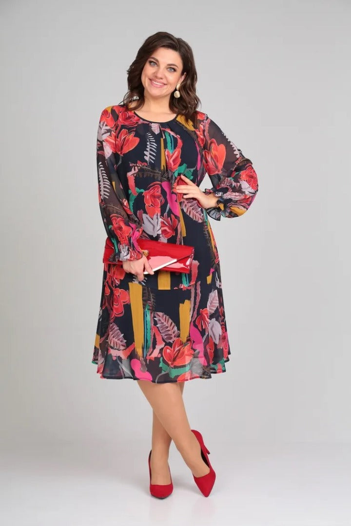 Florine – Graceful Floral Dress