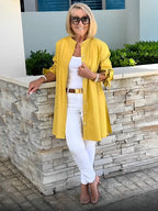 Lightweight Long Shirt Tunic Women Relaxed Fit Soft Fabric