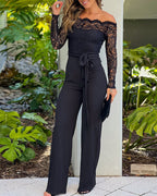 Michelle™ Chic Jumpsuit with Complimentary Belt