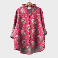 Tara | Elegant Linen Summer Blouse