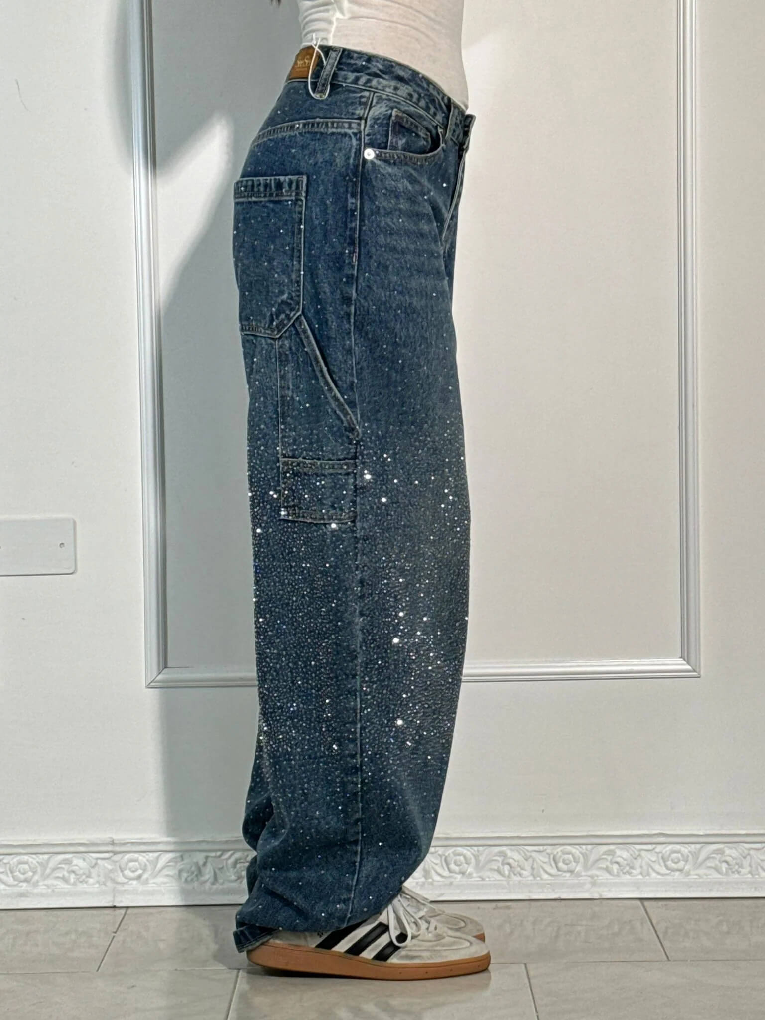 Gaby™ Diamond-Embellished Trousers