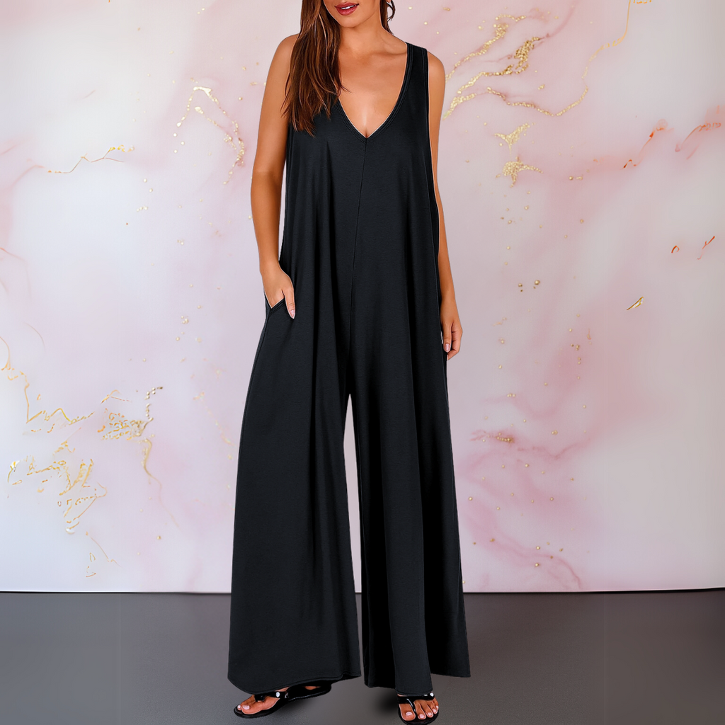 Nella™ Cozy V-Neck Jumpsuit