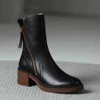 Vi™ Chic Leather Ankle Boots
