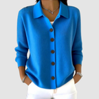 Riah™ Knitted Button-Up Cardigan