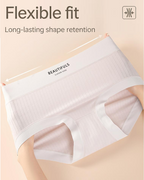 High-Waisted Cotton Antibacterial Underwear – Pack of 4