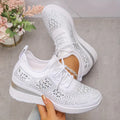 Rhinestone Embellished Women Sneakers Comfortable Fit