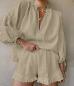 Two Piece Women Outfit Relaxed Fit Soft Fabric