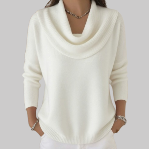Noelle | Soft Cowl Neck Sweater